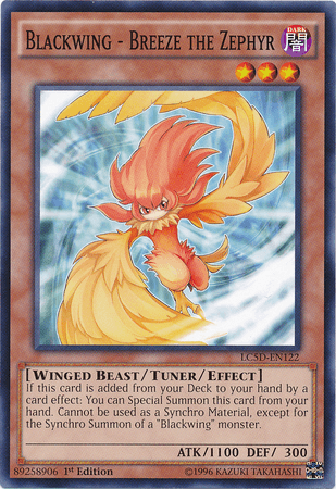 Blackwing - Breeze the Zephyr [LC5D-EN122] Common - Josh's Cards