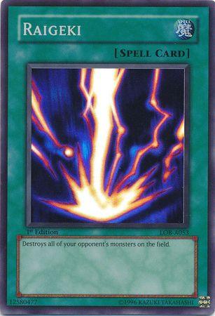 Raigeki [LOB-A053] Super Rare - Josh's Cards
