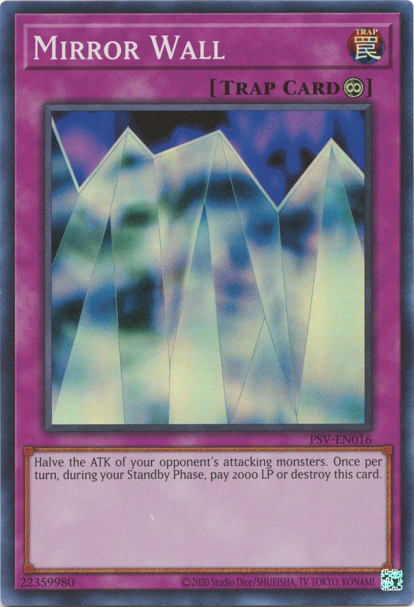 Mirror Wall (25th Anniversary) [PSV-EN016] Super Rare - Josh's Cards