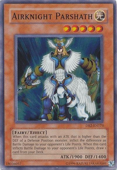 Airknight Parshath [DB2-EN173] Super Rare - Josh's Cards