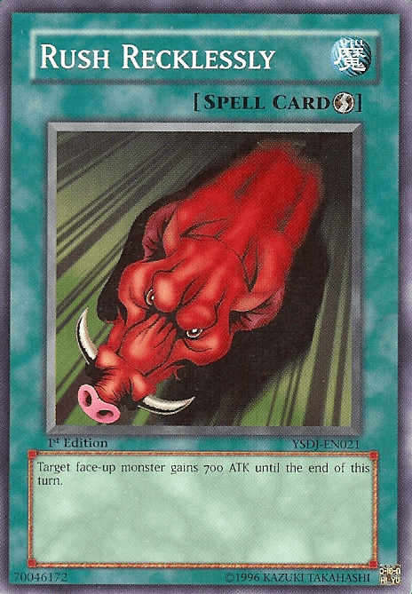 Rush Recklessly [YSDJ-EN021] Common - Josh's Cards