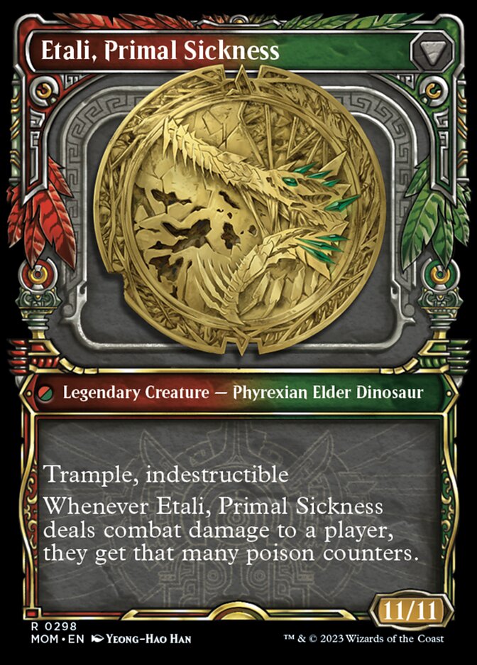 Etali, Primal Conqueror // Etali, Primal Sickness (MOM-298) - March of the Machine: (Showcase) Foil