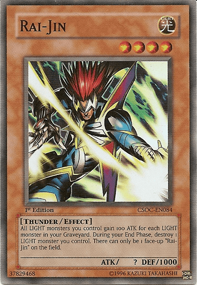 Rai-Jin [CSOC-EN084] Super Rare - Josh's Cards