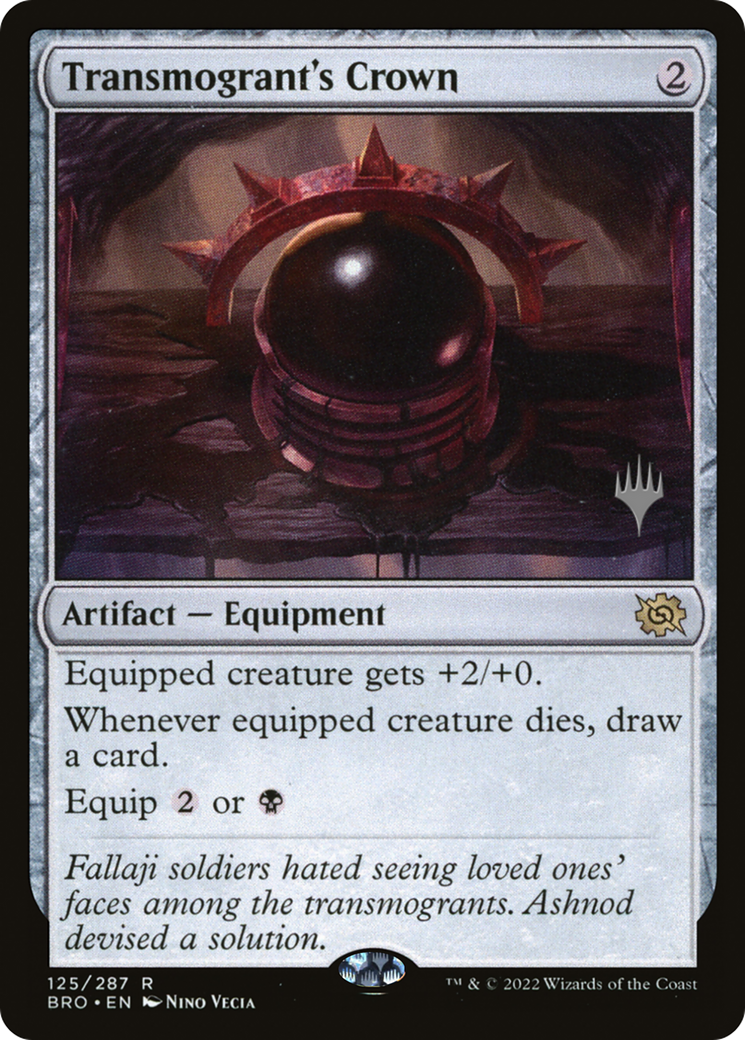 Transmogrant's Crown (PPBRO-125P) - The Brothers' War Promos Foil