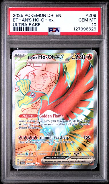 Ethan's Ho-oh ex Destined Rivals 209/182 PSA 10