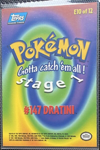 Dratini (E10) [Topps Pokemon the First Movie (Second Print)]