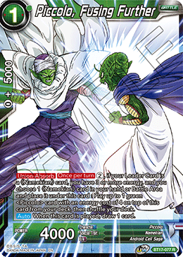 Piccolo, Fusing Further (BT17-077) [Ultimate Squad] Parallel Foil