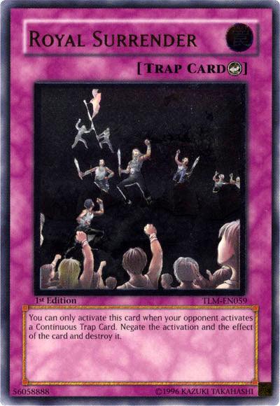 Royal Surrender [TLM-EN059] Ultimate Rare - Josh's Cards