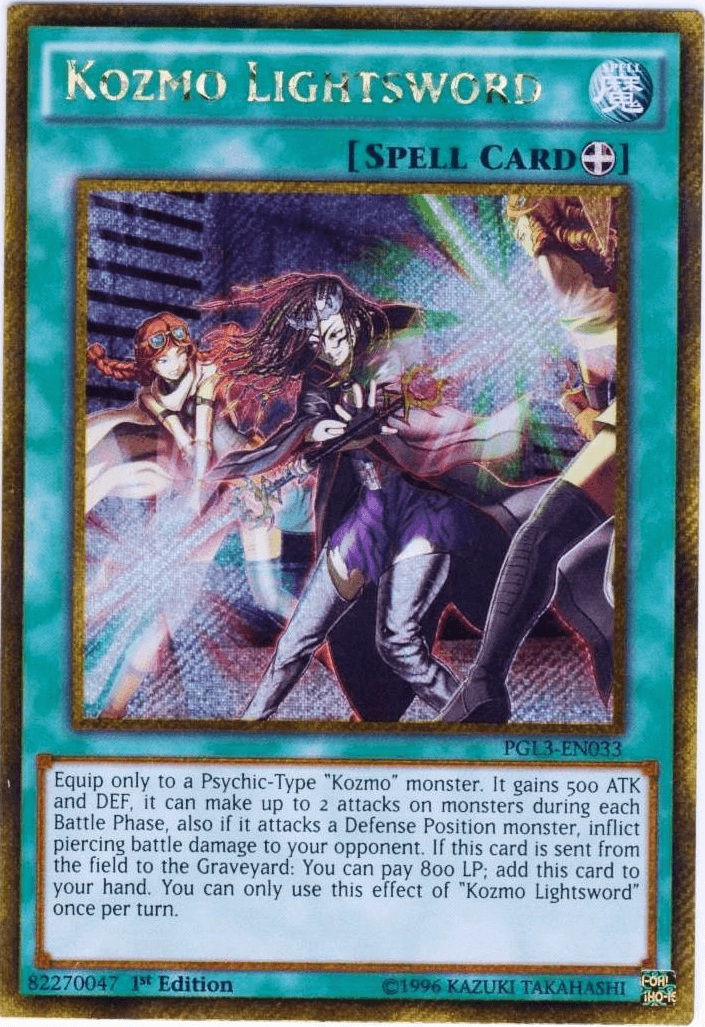 Kozmo Lightsword [PGL3-EN033] Gold Secret Rare - Josh's Cards