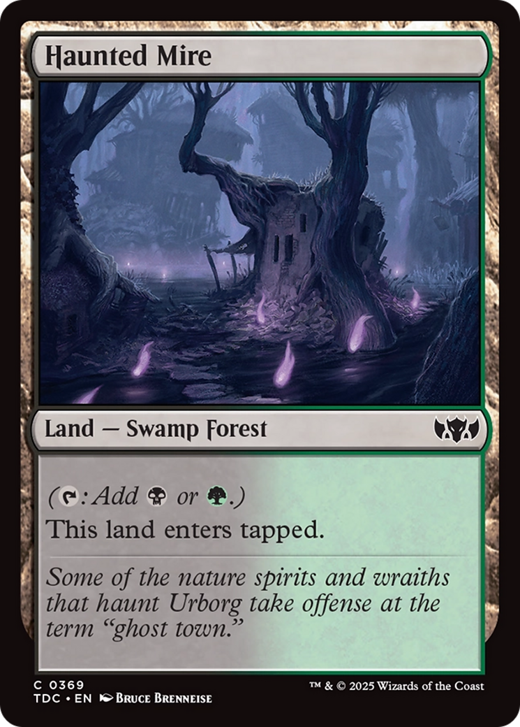 Haunted Mire (TDC-369) - Commander: Tarkir: Dragonstorm