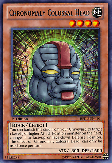 Chronomaly Colossal Head [REDU-EN010] Rare - Josh's Cards