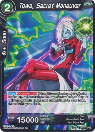 Towa, Secret Maneuver (BT10-137) [Rise of the Unison Warrior] Parallel Foil