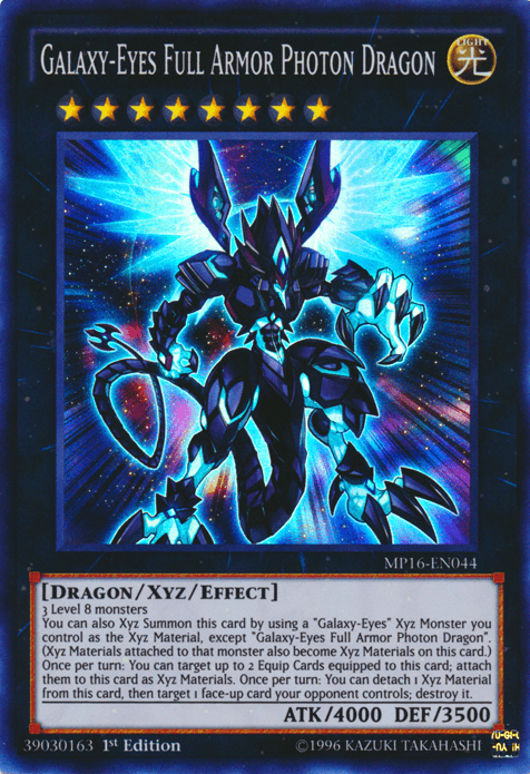 Galaxy-Eyes Full Armor Photon Dragon [MP16-EN044] Super Rare - Josh's Cards