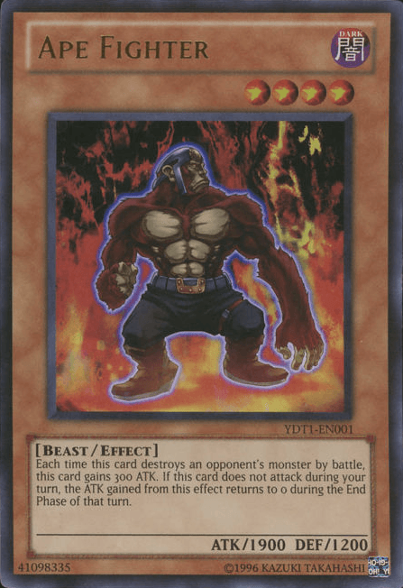 Ape Fighter (5D's Duel Transer) [YDT1-EN001] Ultra Rare - Josh's Cards