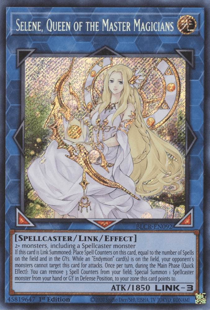 Selene, Queen of the Master Magicians [BLCR-EN092] Secret Rare - Josh's Cards