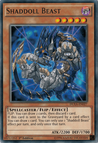 Shaddoll Beast [DUEA-EN027] Rare - Josh's Cards