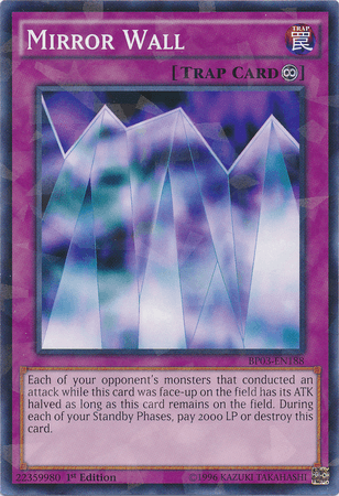Mirror Wall [BP03-EN188] Shatterfoil Rare - Josh's Cards