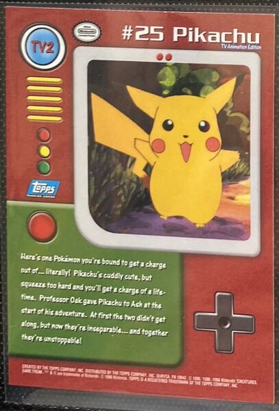 Pikachu TV2 (TV2) [Topps TV Animation Edition Series 1 (First Print)]