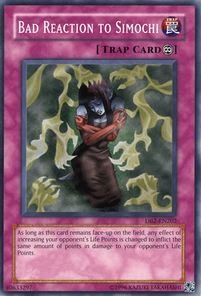 Bad Reaction to Simochi [DB2-EN202] Common - Josh's Cards
