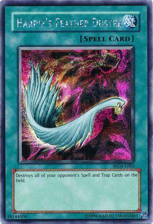 Harpie's Feather Duster [WC4-E003] Prismatic Secret Rare - Josh's Cards