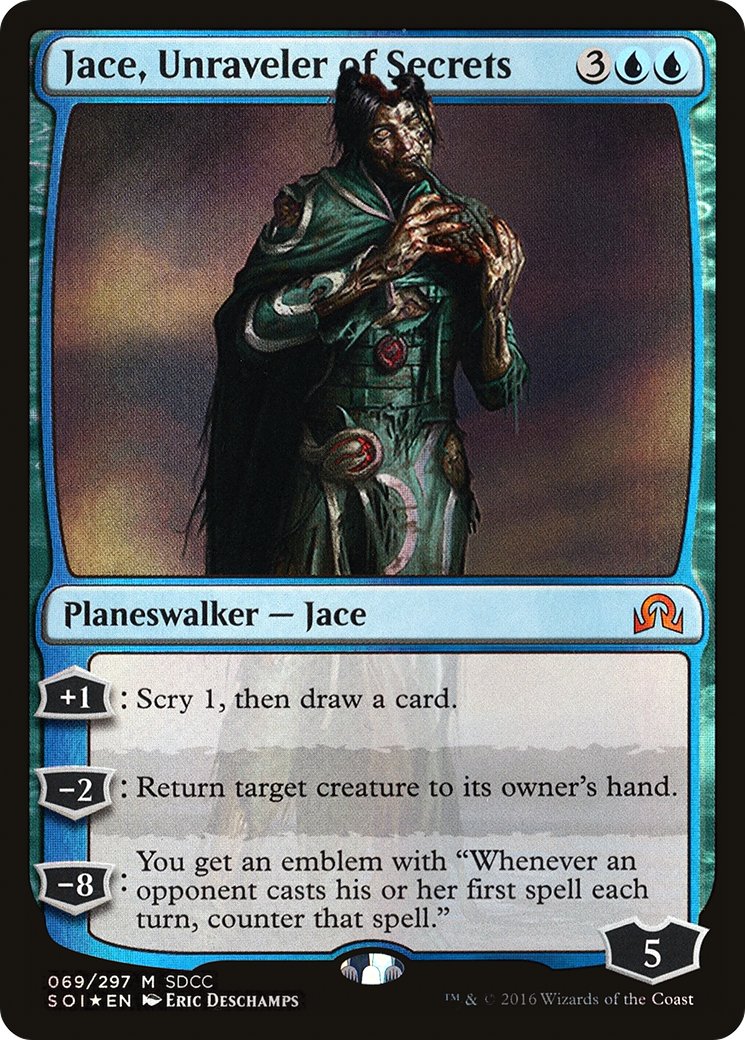 Jace, Unraveler of Secrets (MEDIA-069) - San Diego Comic-Con 2016 Foil