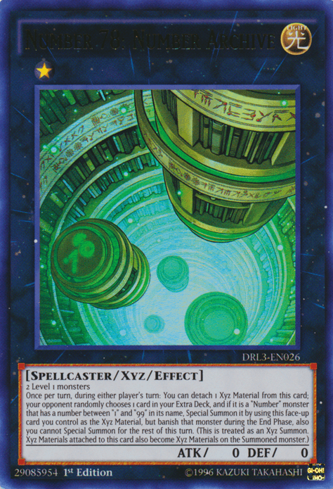 Number 78: Number Archive [DRL3-EN026] Ultra Rare - Josh's Cards