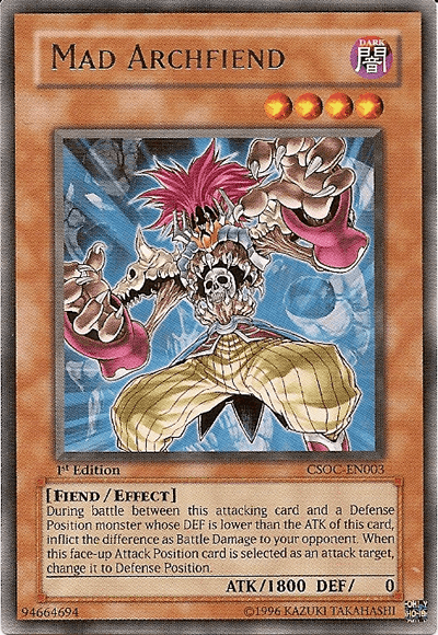 Mad Archfiend [CSOC-EN003] Rare - Josh's Cards