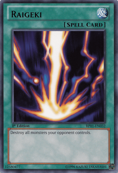 Raigeki [BP01-EN032] Rare - Josh's Cards