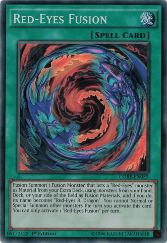 Red-Eyes Fusion [CORE-EN059] Super Rare - Josh's Cards