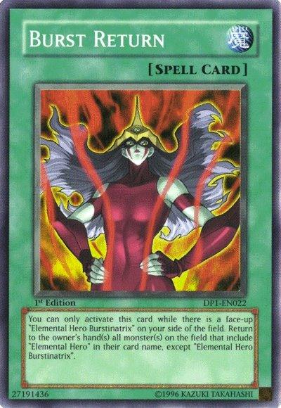 Burst Return [DP1-EN022] Super Rare - Josh's Cards