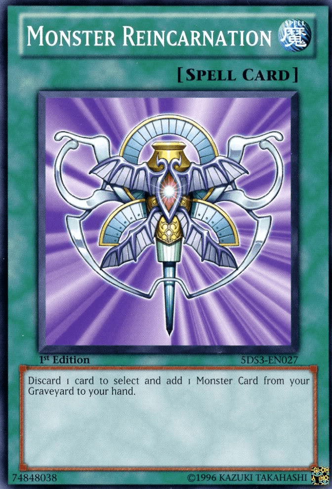 Monster Reincarnation [5DS3-EN027] Common - Josh's Cards