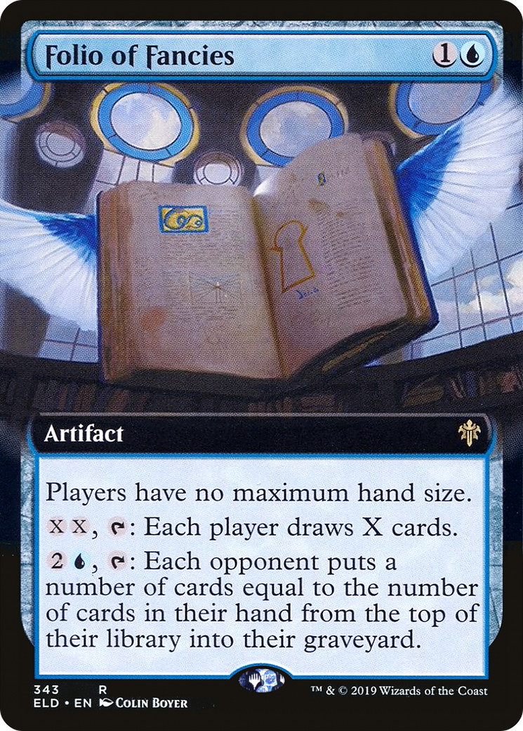 Folio of Fancies (ELD-343) - Throne of Eldraine: (Extended Art)