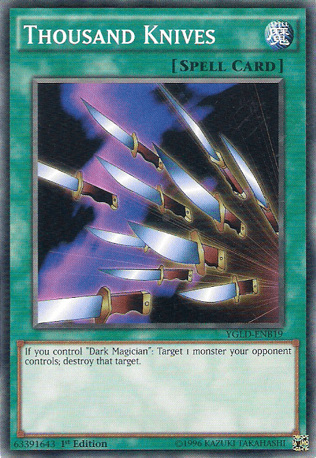 Thousand Knives [YGLD-ENB19] Common - Josh's Cards