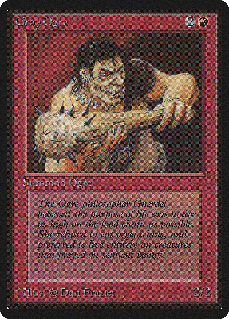 Gray Ogre (LEB-) - Limited Edition Beta
