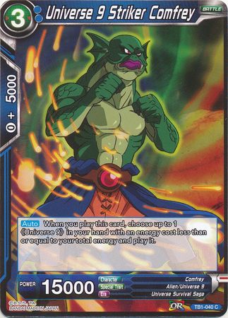 Universe 9 Striker Comfrey (TB1-040) [The Tournament of Power] Parallel Foil