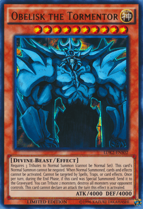 Obelisk the Tormentor [LDK2-ENS02] Ultra Rare - Josh's Cards