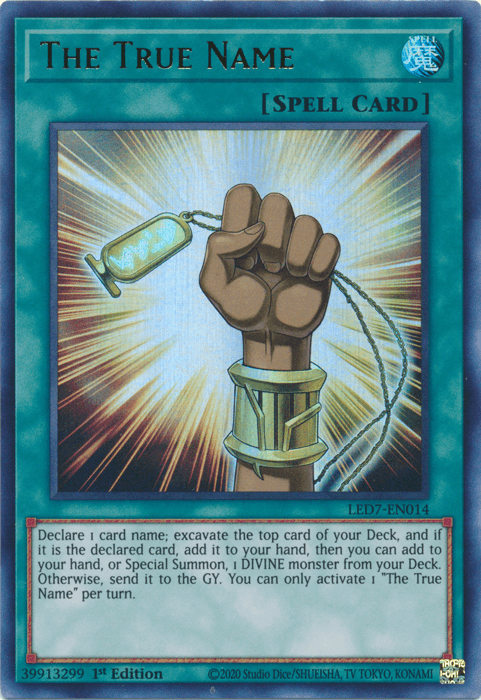 The True Name [LED7-EN014] Ultra Rare - Josh's Cards