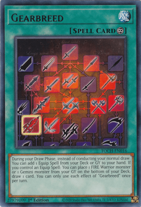 Gearbreed [TOCH-EN016] Rare - Josh's Cards