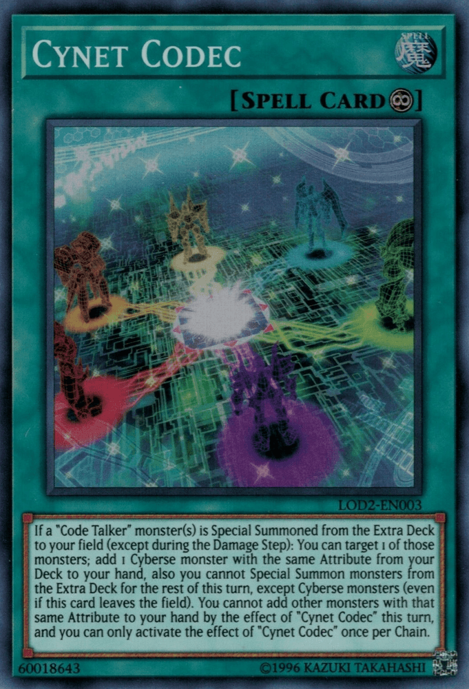 Cynet Codec (Legacy of the Duelist: Link Evolution) [LOD2-EN003] Super Rare - Josh's Cards