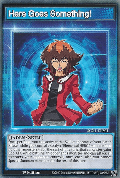 Here Goes Something! [SGX1-ENS01] Common - Josh's Cards