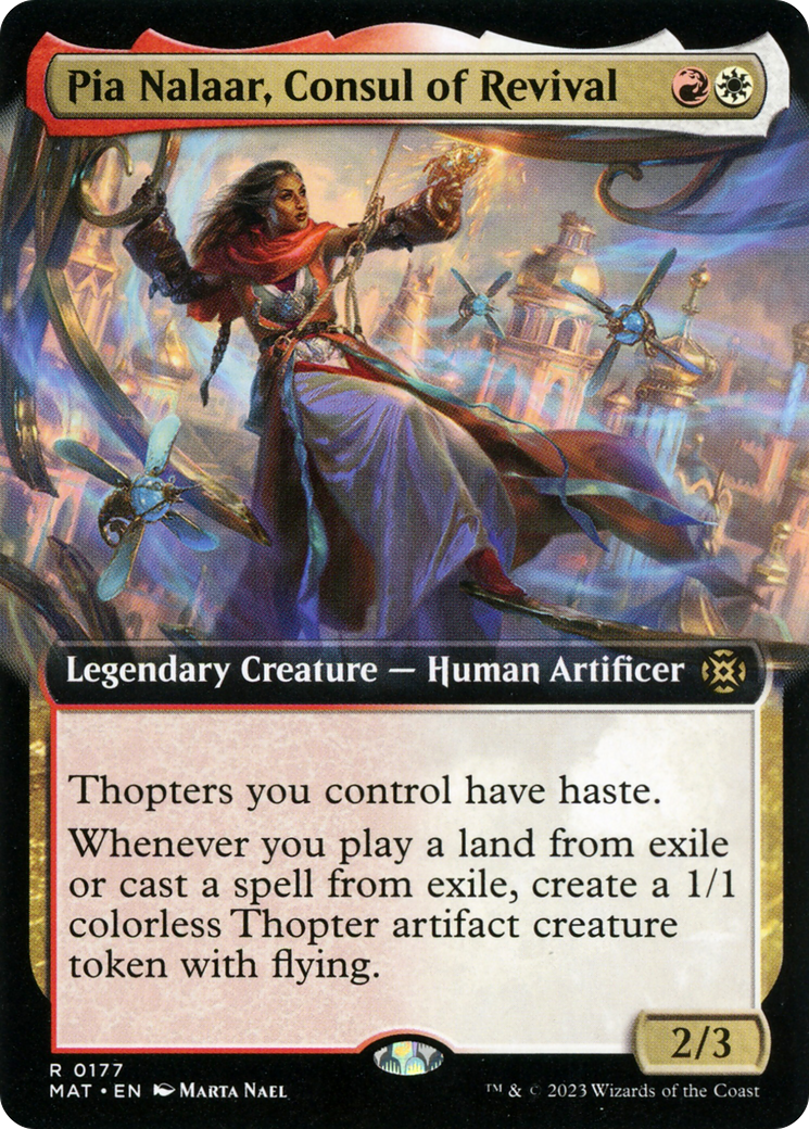 Pia Nalaar, Consul of Revival (MAT-177) - March of the Machine: The Aftermath: (Extended Art) Foil