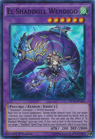 El Shaddoll Wendigo [MP15-EN221] Super Rare - Josh's Cards