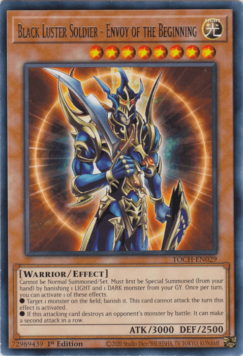 Black Luster Soldier - Envoy of the Beginning [TOCH-EN029] Rare - Josh's Cards