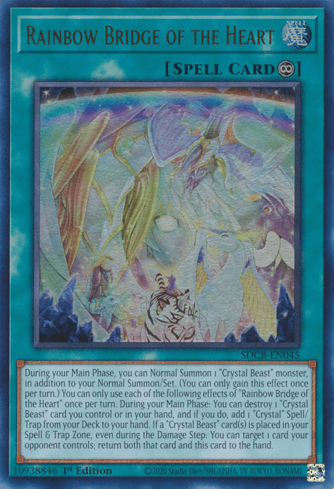 Rainbow Bridge of the Heart [SDCB-EN045] Ultra Rare - Josh's Cards