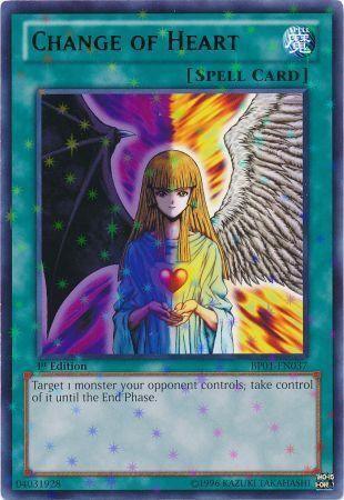 Change of Heart [BP01-EN037] Starfoil Rare - Josh's Cards