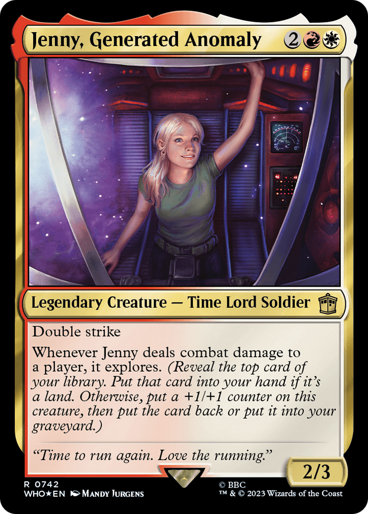 Jenny, Generated Anomaly (WHO-742) - Doctor Who Foil