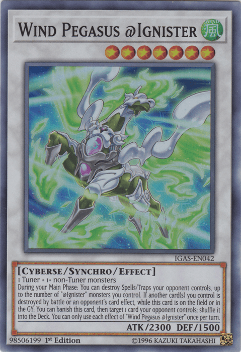 Wind Pegasus @Ignister [IGAS-EN042] Super Rare - Josh's Cards