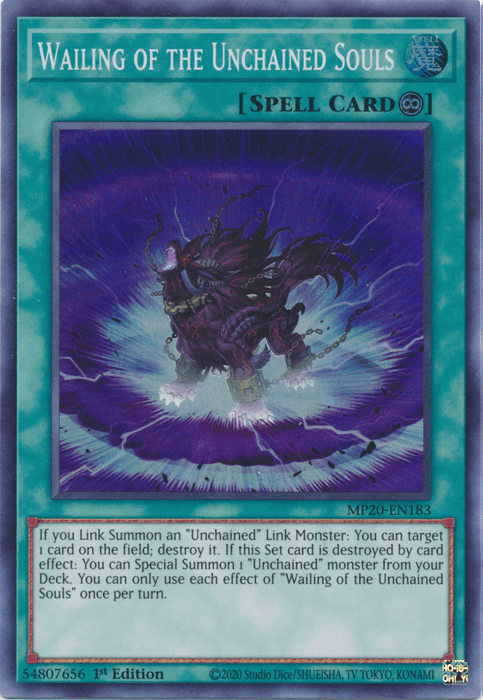 Wailing of the Unchained Souls [MP20-EN183] Super Rare - Josh's Cards