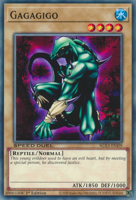 Gagagigo (SGX3-ENI09) - Speed Duel GX: Duelists of Shadows 1st Edition