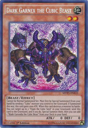 Dark Garnex the Cubic Beast [MVP1-ENS33] Secret Rare - Josh's Cards